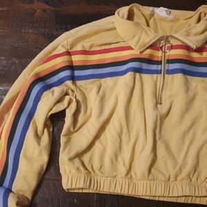 🌈 Rainbow crop top